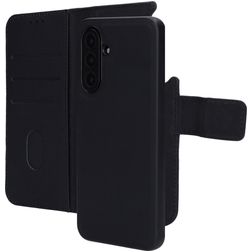 Mobiparts Samsung Galaxy A17 Hoesje Echt Leer Uitneembare 2in1 Bookcase Portemonnee - Zwart