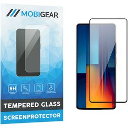 Mobigear Premium POCO M6 Pro Glazen Screenprotector - Case Friendly - Zwart