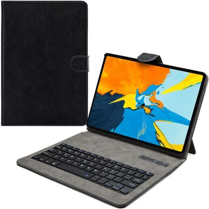 Mobilize Premium Bluetooth iPad Pro 11 Inch (2018) Hoes QWERTY Bluetooth Toetsenbord Bookcase - Zwart