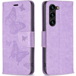 Mobigear Butterfly Samsung Galaxy S24 Plus Hoesje Bookcase Portemonnee - Paars