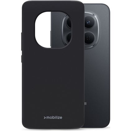 Mobilize Rubber Gelly Xiaomi Redmi Note 17 Pro Hoesje Flexibel TPU Backcover - Zwart
