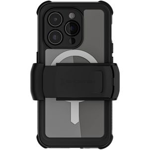 Ghostek Nautical Waterproof iPhone 15 Pro Waterdicht MagSafe Hoesje Hardcase Backcover Shockproof - Zwart
