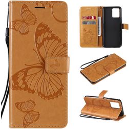 Mobigear Butterfly Realme 8 Hoesje Bookcase Portemonnee - Cognac