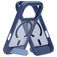 Mobiparts Hardcover iPhone 18 Pro MagSafe Hoesje Hardcase Backcover met Standaard - Satin Blue