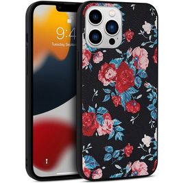 Mobigear Flowers iPhone 14 Plus Hoesje Hardcase Backcover - Model 2