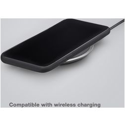 Mobilize Rubber Gelly Samsung Galaxy Xcover Pro Hoesje Flexibel TPU Backcover - Matt Black