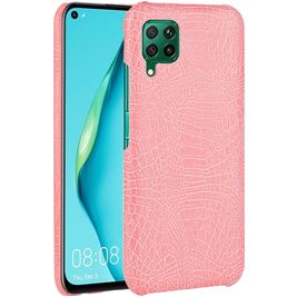 Mobigear Croco Huawei P40 Lite Hoesje Hardcase Backcover - Roze