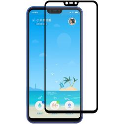 Mobigear Premium Xiaomi Mi Play Glazen Screenprotector - Case Friendly - Zwart