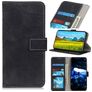 Mobigear Croco Motorola Moto E22i Hoesje Bookcase Portemonnee - Zwart