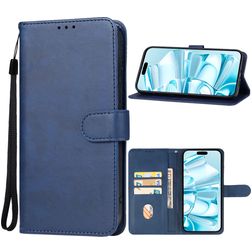 Mobigear Wallet iPhone 16 Plus Hoesje Bookcase Portemonnee - Blauw