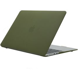 Mobigear Cream Matte MacBook Air 15 Inch (2023-2025) Hoes Hardshell Laptopcover MacBook Case - Avocado - Model A2941 / A3114 / A3241