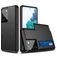 Mobigear Card Samsung Galaxy S21 Ultra Hoesje Hardcase Backcover Shockproof met Pasjeshouder - Zwart