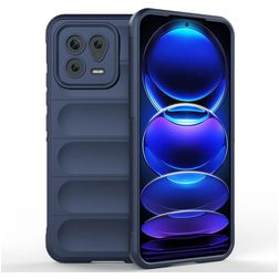 Mobigear Bumpy Xiaomi 13 Hoesje Flexibel TPU Backcover - Donkerblauw