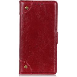 Mobigear Ranch HONOR 8S Hoesje Bookcase Portemonnee - Bordeaux Rood