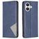 Mobigear Rhombus Slim iPhone 17 Hoesje Bookcase - Blauw