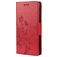 Mobigear Flowers Samsung Galaxy A53 Hoesje Bookcase Portemonnee - Rood