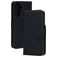Mobiparts Wallet Samsung Galaxy A37 Hoesje Echt Leer Bookcase Portemonnee - Zwart