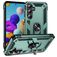 Mobigear Armor Ring Samsung Galaxy A35 Hoesje Hardcase Backcover Shockproof met Ringhouder - Groen