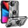 Mobigear Armor Ring iPhone 14 Hoesje Hardcase Backcover Shockproof met Ringhouder - Zilver