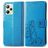 Mobigear Clover Realme C35 Hoesje Bookcase Portemonnee - Blauw