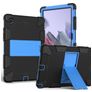 Mobigear ShieldStand Samsung Galaxy Tab A8 10.5 (2021) Hoes Hard Kunststof,Siliconen Backcover + Standaard - Zwart / Blauw