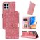 Mobigear Sunflower HONOR X8 Hoesje Bookcase Portemonnee - Magenta