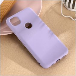 Mobigear Rubber Touch Google Pixel 4a Siliconen Hoesje Backcover - Paars