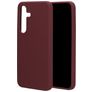 Mobiparts Samsung Galaxy S25 Siliconen Hoesje Backcover - Plum Red