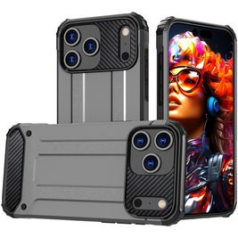 Mobigear Outdoor iPhone 17 Pro Hoesje Hardcase Backcover Shockproof - Grijs