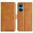 Mobigear Slim Magnet HONOR X7 Hoesje Bookcase Portemonnee - Cognac
