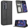 Mobigear Sensation Motorola Edge (2022) Hoesje Bookcase Portemonnee - Zwart