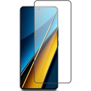 Mobigear Premium POCO X6 Glazen Screenprotector - Case Friendly - Zwart