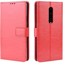 Mobigear Wallet OnePlus 7 Pro Hoesje Bookcase Portemonnee - Rood