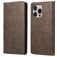 Mobigear Wallet iPhone 16 Pro Hoesje Bookcase Portemonnee - Bruin