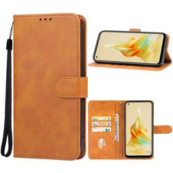 Mobigear Wallet OPPO Reno 8T 4G Hoesje Bookcase Portemonnee - Bruin