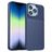 Mobigear Groove iPhone 14 Plus Hoesje Flexibel TPU Backcover - Blauw