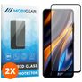Mobigear Premium POCO X4 GT Glazen Screenprotector - Case Friendly - Zwart (2-Pack)