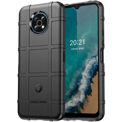 Mobigear Rugged Shield Nokia G50 Hoesje Flexibel TPU Backcover Shockproof - Zwart