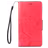 Mobigear Flowers iPhone 8 Hoesje Bookcase Portemonnee - Magenta