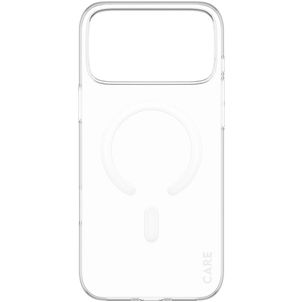CARE by PanzerGlass SL1M Doorzichtig iPhone 17 Pro Max MagSafe Hoesje Hardcase Extra Dun Backcover - Transparant