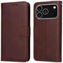 Mobigear Wallet iPhone 17 Pro Hoesje Bookcase Portemonnee - Bruin