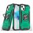 Mobigear Armor Ring iPhone 13 Pro Max Hoesje Hardcase Backcover Shockproof met Ringhouder - Groen