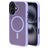 Mobiparts Hardcover iPhone 16 MagSafe Hoesje Hardcase Backcover - Satin Lila