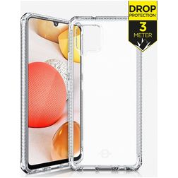 ITSKINS SpectrumClear Doorzichtig Samsung Galaxy A42 Hoesje Flexibel TPU Backcover Shockproof - Transparant