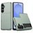 Mobigear Card Samsung Galaxy S26 Hoesje Hardcase Backcover Shockproof met Pasjeshouder - Donkergroen
