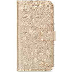 My Style Flex Wallet Samsung Galaxy S9 Hoesje Bookcase Portemonnee - Goud