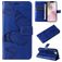 Mobigear Butterfly iPhone 16e Hoesje Bookcase Portemonnee - Blauw