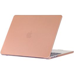 Mobigear Metallic MacBook Air 15 Inch (2023-2025) Hoes Hardshell Laptopcover MacBook Case - Goud - Model A2941 / A3114 / A3241