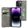 Mobiparts Classic Wallet iPhone 14 Pro Hoesje Bookcase Portemonnee - Granite Grey