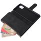 Mobigear Zipper Samsung Galaxy A51 Hoesje Bookcase Portemonnee - Zwart